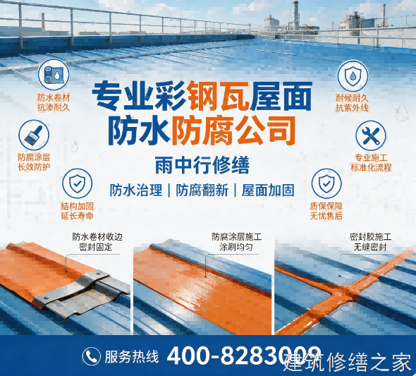 2026铜陵铜陵县彩钢瓦屋面防水排名前十的源头厂家